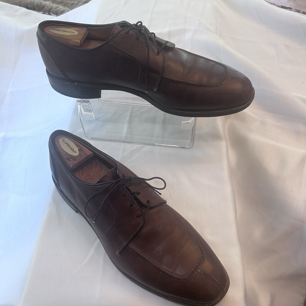Allen Edmonds Hancock Brown Leather Men 13C Classic Old Money Professional